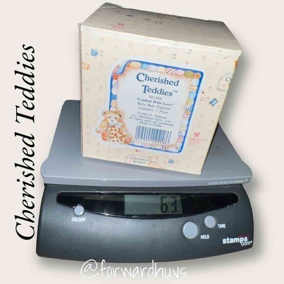 Enesco Cherished Teddies Figurine - "Cradled With Love" (1992) - Picture 7 of 8